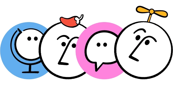 Four Notion AI illustrations